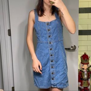 Button Up Denim Dress